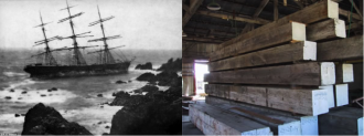 HISTORIC SAILING SHIP - THEN & NOW