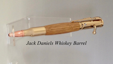 Jack Daniels Bourbon Barrel Bolt Action Pen
