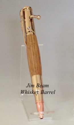 Jim Beam Bourbon Barrel Bolt Action Pen